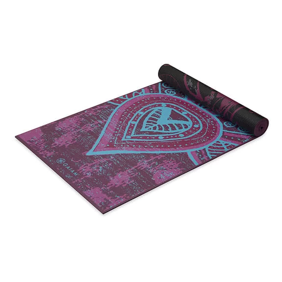 Mat Gaiam Reversible Be Free 6 Mm Lilac Blue 3 Mat Gaiam Reversible Be Free 6 Mm Lilac Blue