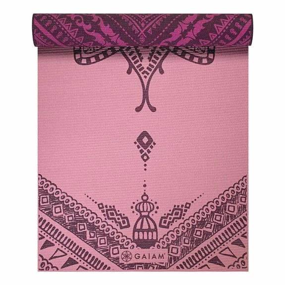 Gaiam Premium Reversible Inner 6 Mm Mat Pink Lilac 5 Gaiam Premium Reversible Inner 6 Mm Mat Pink Lilac - Image 3