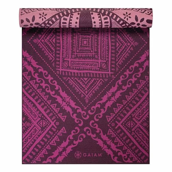 Gaiam Premium Reversible Inner 6 Mm Mat Pink Lilac 6 Gaiam Premium Reversible Inner 6 Mm Mat Pink Lilac - Image 4