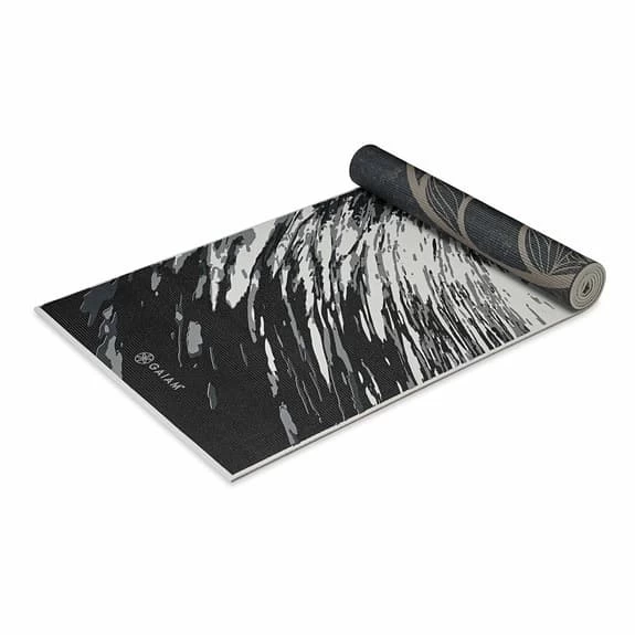 Gaiam Reversible Spiral Motion Yoga 6 Mm Mat Black Grey 8 Gaiam Reversible Spiral Motion Yoga 6 Mm Mat Black Grey - Image 6