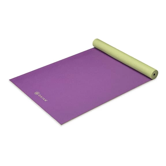 Gaiam Classic 2 Yoga Colour 4 Mm Mat Lilac Green 4 Gaiam Classic 2 Yoga Colour 4 Mm Mat Lilac Green - Image 2