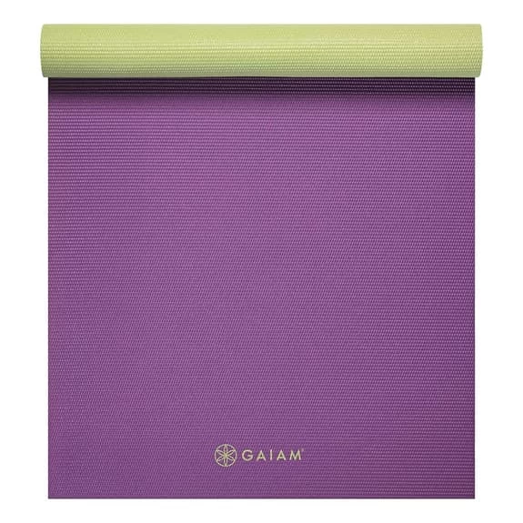 Gaiam Classic 2 Yoga Colour 4 Mm Mat Lilac Green 5 Gaiam Classic 2 Yoga Colour 4 Mm Mat Lilac Green - Image 3