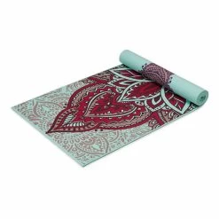 Gaiam Zara Rogue Yoga Premium 6 Mm Mat Light Blue Red -Sports Comprehensive gam 63368 005