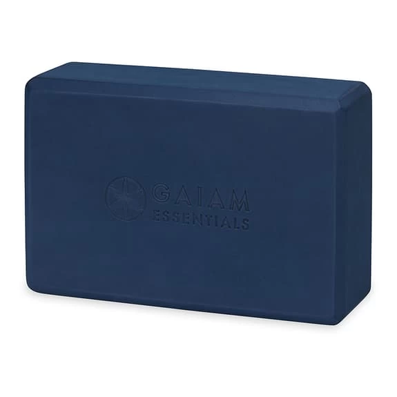 Yoga Block Gaiam Essentials Blue 3 Yoga Block Gaiam Essentials Blue