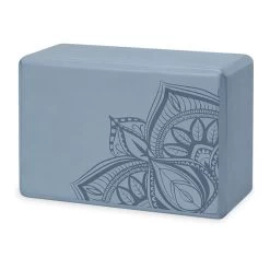 Yoga Block Gaiam Printed Blue