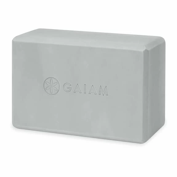 Gaiam Printed Yoga Block Light Grey 4 Gaiam Printed Yoga Block Light Grey - Image 2