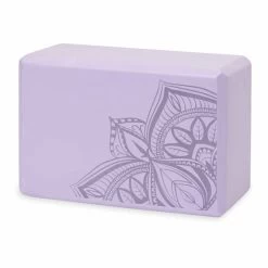 Gaiam Printed Yoga Block Light Lilac