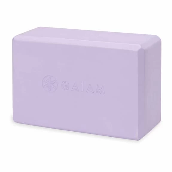 Gaiam Printed Yoga Block Light Lilac 5 Gaiam Printed Yoga Block Light Lilac - Image 3