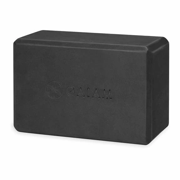 Gaiam Printed Yoga Block Black 4 Gaiam Printed Yoga Block Black - Image 2