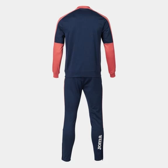 Joma ECO Championship Tracksuit Dark Blue Salmon Orange Kids 4 Joma ECO Championship Tracksuit Dark Blue Salmon Orange Kids - Image 2