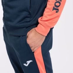 Joma ECO Championship Tracksuit Dark Blue Salmon Orange Kids 13 Joma ECO Championship Tracksuit Dark Blue Salmon Orange Kids -Sports Comprehensive jma 102751.390y 006