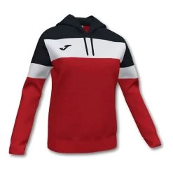 Joma Crew IV Hooded Sweatshirt Red White Black Women