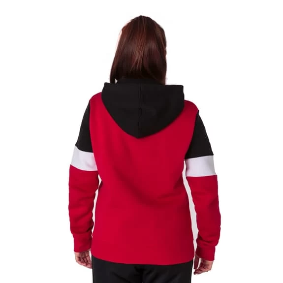 Joma Crew IV Hooded Sweatshirt Red White Black Women 5 Joma Crew IV Hooded Sweatshirt Red White Black Women - Image 3
