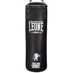 Leone 1947 Basic Punching Bag Black White