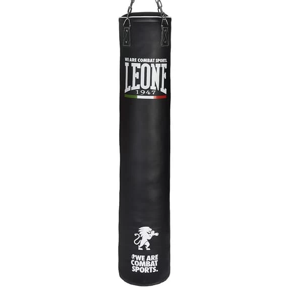 Leone 1947 Basic Long Punching Bag Black White 3 Leone 1947 Basic Long Punching Bag Black White