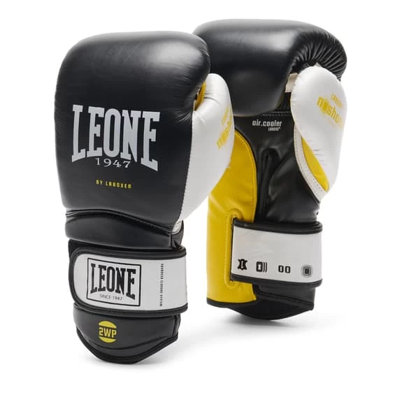 Leone 1947 Boxing Il Tecnico N3 14 Oz Gloves Black Yellow White 3 Leone 1947 Boxing Il Tecnico N3 14 Oz Gloves Black Yellow White