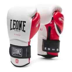 Gloves Leone 1947 Boxing Il Tecnico N3 14 Oz Black Red White