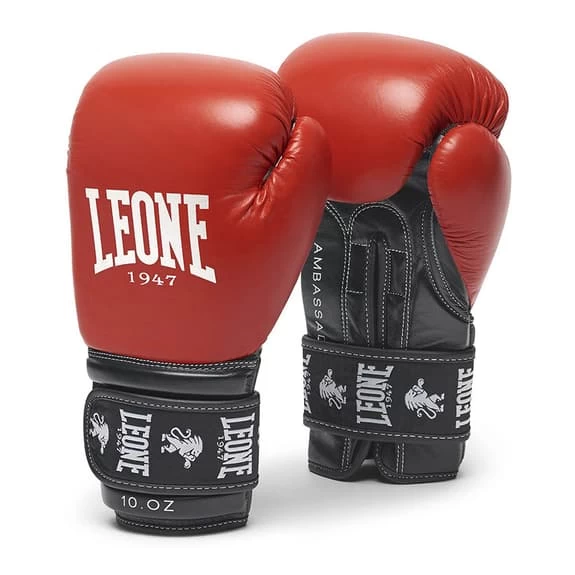 Leone 1947 Ambassador Gloves Red White 3 Leone 1947 Ambassador Gloves Red White
