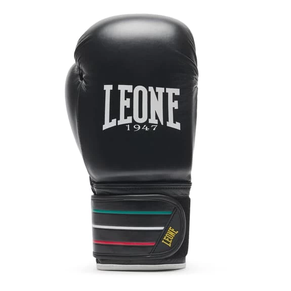 Leone 1947 Boxing Flag Style Gloves 10 Oz Black White 4 Leone 1947 Boxing Flag Style Gloves 10 Oz Black White - Image 2
