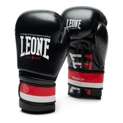 Leone 1947 Rematch Gloves Black White Red