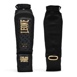 Leone 1947 DNA Shin Pads Black Gold