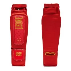 Shin Pads Leone 1947 DNA Red Gold