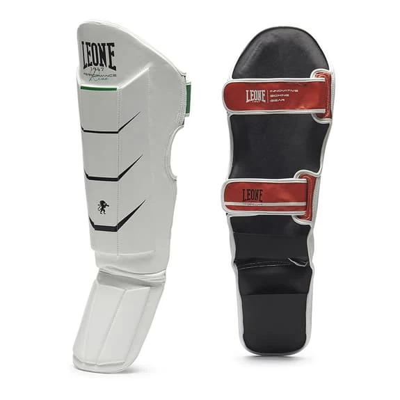 Leone 1947 Revo Performance Shin Guards White Black Red 3 Leone 1947 Revo Performance Shin Guards White Black Red