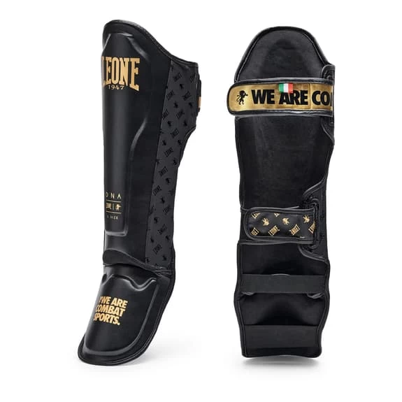 Leone 1947 DNA Gel Shin Pads Black Gold 3 Leone 1947 DNA Gel Shin Pads Black Gold