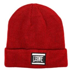 Leone 1947 Classic Winter Knitted Beanie Maroon