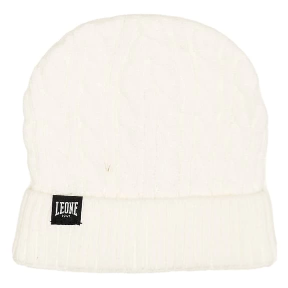 Leone 1947 Knitted Tricot Beanie White Women 3 Leone 1947 Knitted Tricot Beanie White Women
