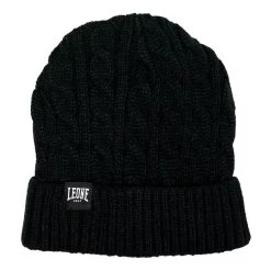 Leone 1947 Knitted Tricot Beanie Black Women