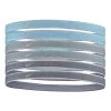 Hairband Nike Swoosh Sport Metallic Blue Light Grey (6 Pack) -Sports Comprehensive ni n1002008407 001