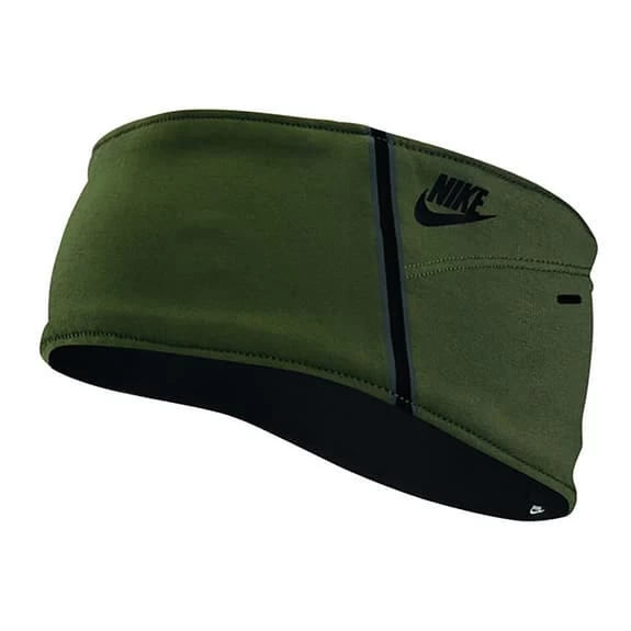 Nike Tech Fleece Headband Green Black 3 Nike Tech Fleece Headband Green Black