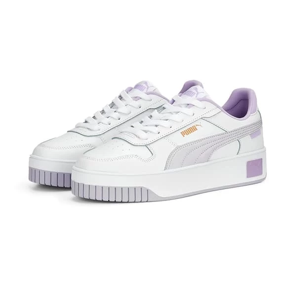 Puma Carina Street Shoes White Light Lilac Women 3 Puma Carina Street Shoes White Light Lilac Women