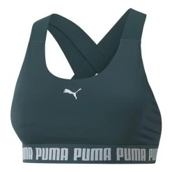 Puma Mid Bra Teal Blue Women