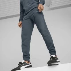Puma Essentials Elevated Trousers Dark Blue -Sports Comprehensive pum 67338816 003