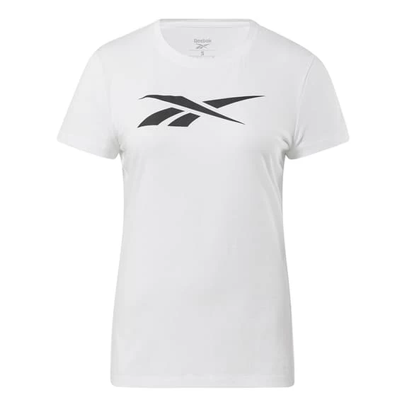 Reebok Training Essentials Vector Graphic Short Sleeve T-Shirt White Black Women 3 Reebok Training Essentials Vector Graphic Short Sleeve T-Shirt White Black Women