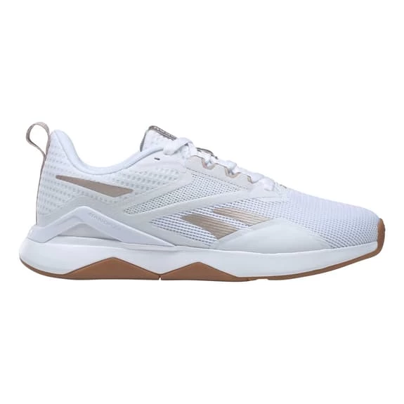 Reebok Nanoflex Training 2.0 V.2 Shoes White Brown Women 3 Reebok Nanoflex Training 2.0 V.2 Shoes White Brown Women