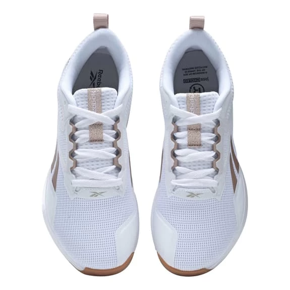 Reebok Nanoflex Training 2.0 V.2 Shoes White Brown Women 5 Reebok Nanoflex Training 2.0 V.2 Shoes White Brown Women - Image 3
