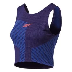Reebok Seamless Crop Top Navy Blue Women