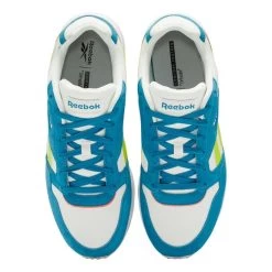 Reebok GL1000 Shoes White Blue Green -Sports Comprehensive re gw4796 002