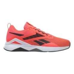Reebok Nanoflex V2 Shoes Black Red