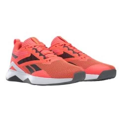 Reebok Nanoflex V2 Shoes Black Red -Sports Comprehensive re gy2120 003
