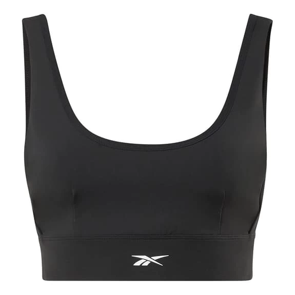 Reebok Studio Stripped Minimalist Bra Black 3 Reebok Studio Stripped Minimalist Bra Black