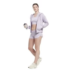 Reebok Identity Small Logo French Terry Full Zip Hoodie Light Lilac Women 11 Reebok Identity Small Logo French Terry Full Zip Hoodie Light Lilac Women -Sports Comprehensive re h54753 004