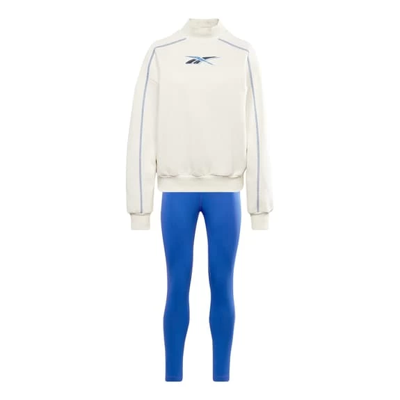 Reebok MYT Tracksuit White Blue Women 4 Reebok MYT Tracksuit White Blue Women - Image 2