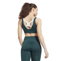 Reebok Workout Ready Big Logo Bra Green White 10 Reebok Workout Ready Big Logo Bra Green White -Sports Comprehensive re hh8080 003