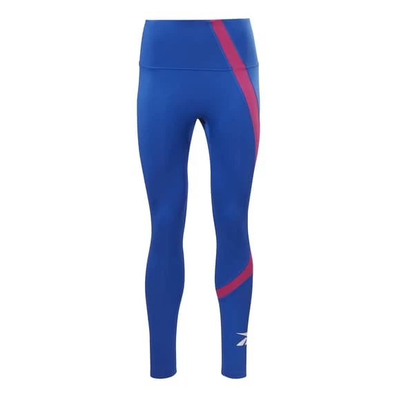 Reebok Workout Ready Vector Leggings Blue Red Women 3 Reebok Workout Ready Vector Leggings Blue Red Women