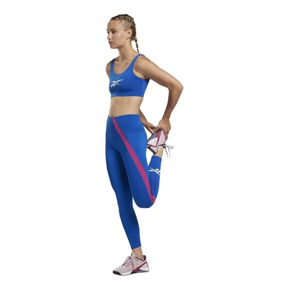 Reebok Workout Ready Vector Leggings Blue Red Women 6 Reebok Workout Ready Vector Leggings Blue Red Women - Image 4