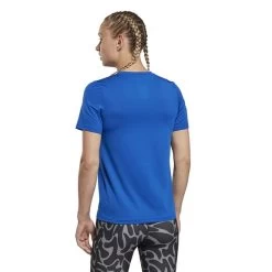 Reebok Workout Ready Speedwick Short Sleeve T-Shirt Blue Women -Sports Comprehensive re hk4818 003